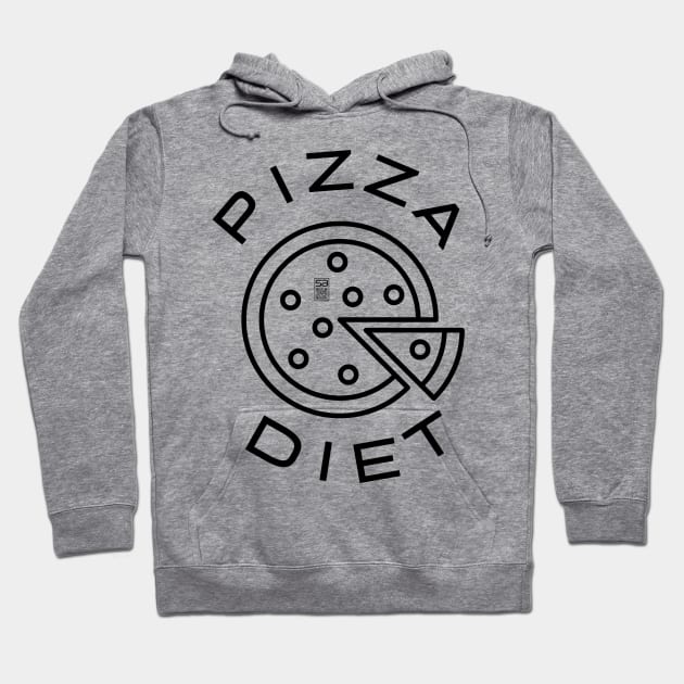 Pizza Diet Hoodie by JSnipe